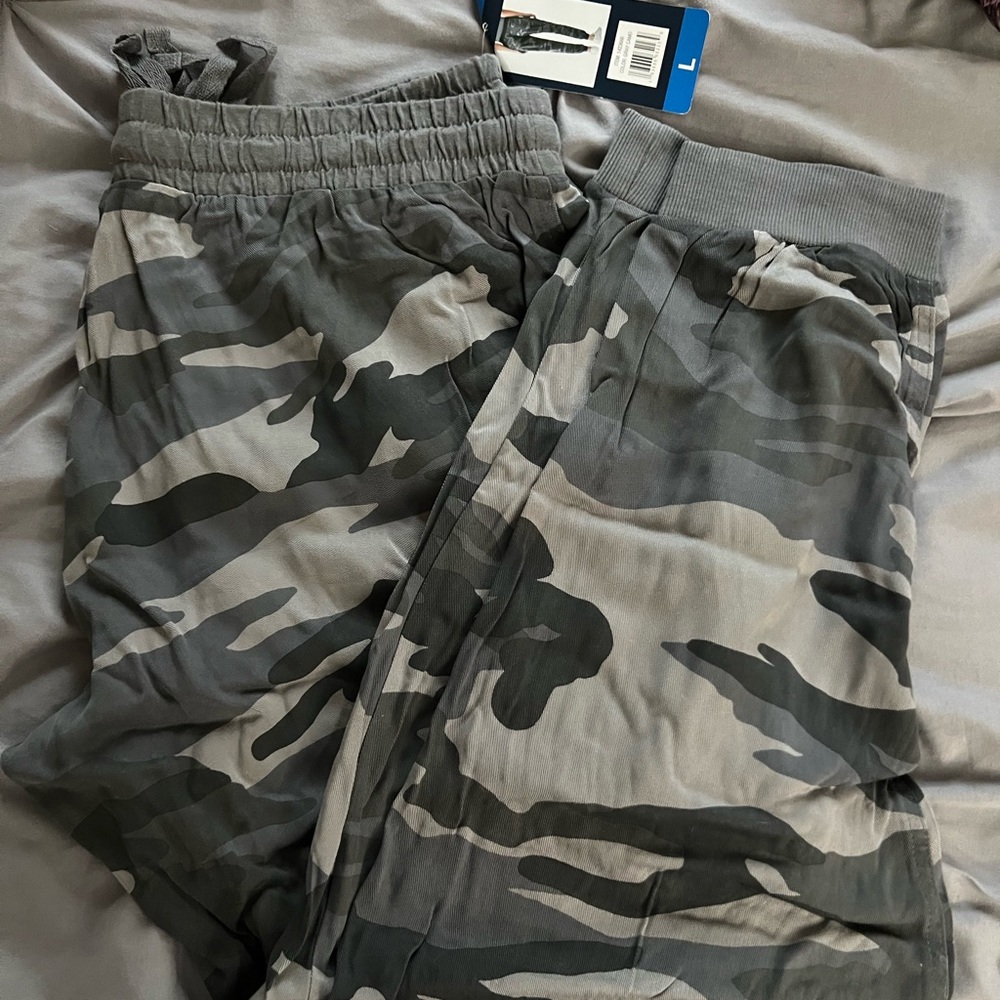 Grey Camo Joggers
